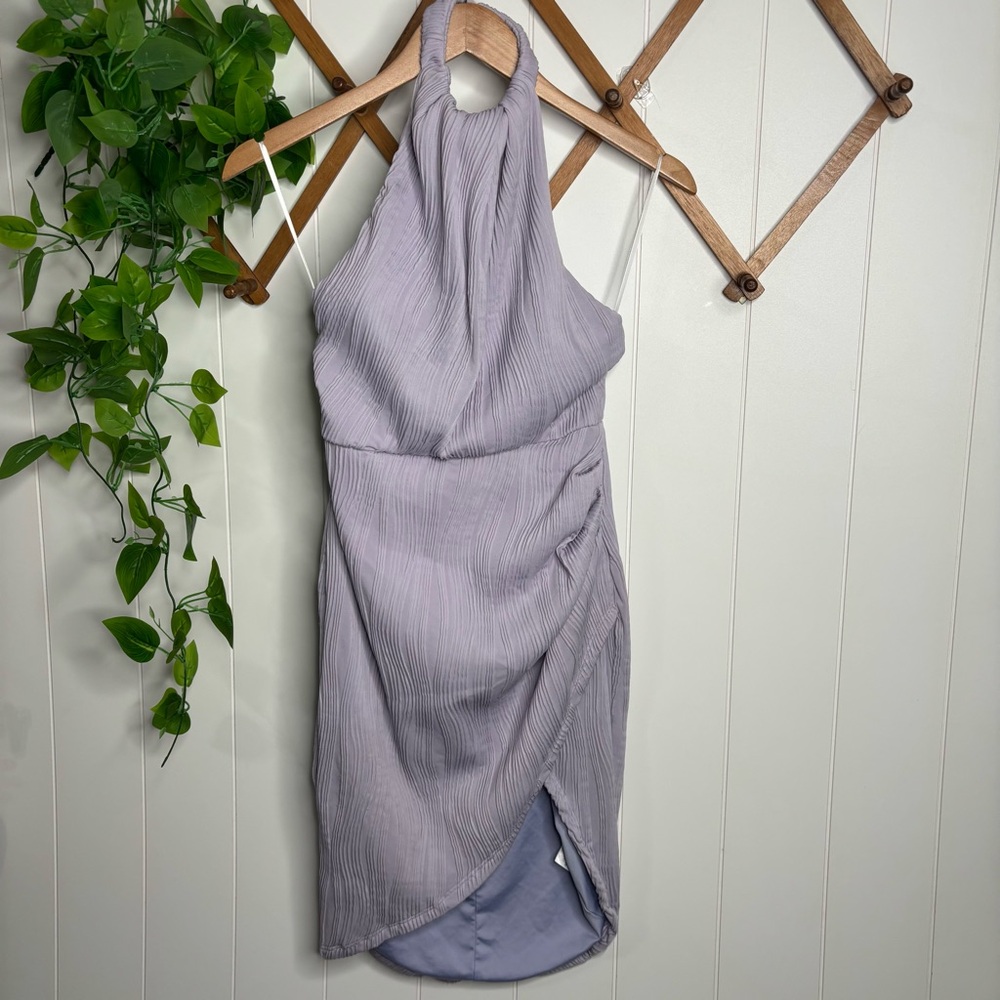 Hello Molly Beach Waves Dress In Lavender Size 4 EUC